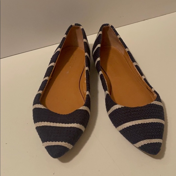 J.Crew Beautiful black and white flat shoes - Picture 1 of 11